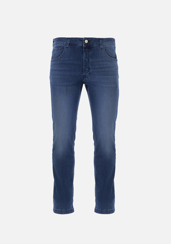 PANTALONE 5 TASCHE DENIM LUNGO